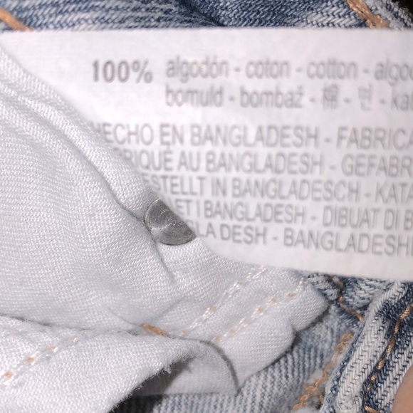 ZARA size 6 distressed MOM jeans - Picture 9 of 9